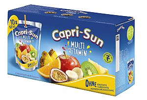 Capri Sun Multivitamin 10 x 200 ml| Fruchtsaftgetränk mit Multivitamingeschmack von Capri Sun