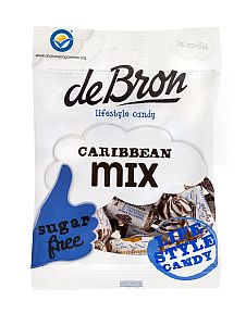Caribbean Mix zuckerfrei v. de Bron 90 g