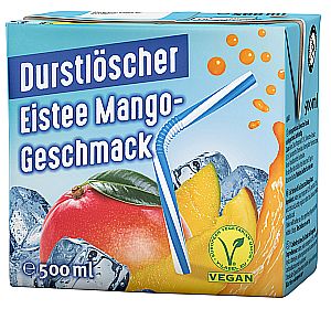 Wesergold Durstlöscher Eistee Mango 500 ml| Eistee mit Mangogeschmack von Wesergold