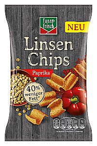 funny-frisch Linsen Chips Paprika 80 g
