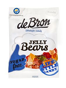 Jelly Bears zuckerfrei v. de Bron a 90 g
