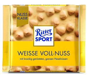 Ritter Sport Weisse Voll-Nuss a 100 g