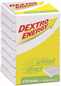 Dextro Energy Würfel Zitrone + Vitamin C 46 g