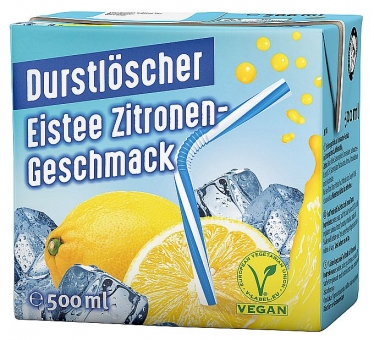 Wesergold Durstlöscher Eistee Zitrone 500 ml| Eistee mit Zitronengeschmack von Wesergold