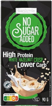 Frankonia High Protein White Hazelnut Crisp Schokolade 90 g