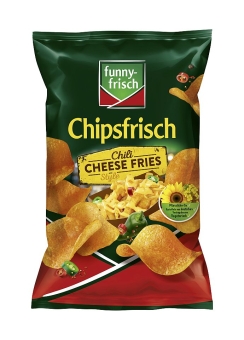 funny-frisch Chipsfrisch Chili Cheese Fries Style 150 g | Kartoffelchips mit Chili- und Cheesegeschmack von funny-frisch