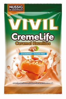 Vivil Creme Life Caramel Hazelitos ohne Zucker 90 g