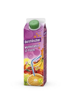 Wesergold Durstlöscher Multi-Vitamin Geschmack 1 Liter| Multivitamin Fruchtsaft von Wesergold