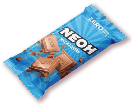 Neoh Milch Schokolade Zero Sugar Added 66 g | Milchschokolade ohne Zuckerzusatz von Neoh