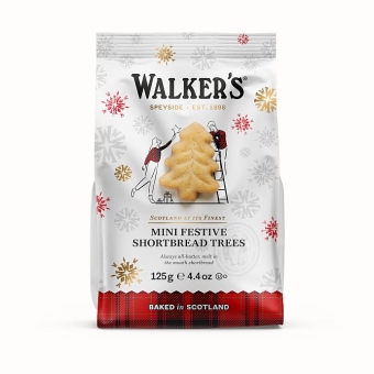 Walkers Mini Festive Shortbread Trees 125 g