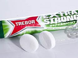 Trebor Extra Strong Peppermint Bonbons - 1 Rolle a 40 g -