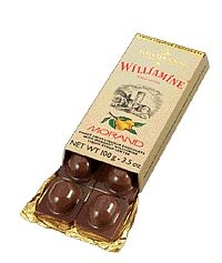 Morand Birnenbrand Goldkenn Schokolade 100 g | Schokolade mit flüssigem Birnen-Morand in fester Kartonage von Goldkenn