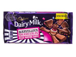 Cadbury Dairy Milk Marvellous Smashables Jelly Popping Candy Schokolade 160 g