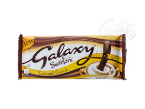Galaxy Swirlers Caramel Crunch 175 g