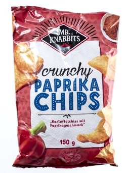 Mr. Knabbits Paprika Chips 150 g