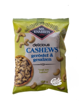 Mr. Knabbits Cashews geröstet & gesalzen 100 g