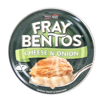 Fray Bentos Cheese & Onion Pie 425 g| Dose englischer Pie mit Käse- und Zwiebelgeschmack von Fray Bentos