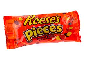 Reese`s Pieces Peanutbutter 90 g| Dragees aus Erdnussbutter mit Zuckerschale im Beutel