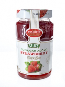 Stute Erdbeer-Marmelade ohne Zuckerzusatz 430 g | Erdbeermarmelade ohne Zuckerzusatz von Stute