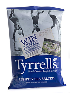 Tyrrells Chips Lightly Sea Salted 150 g