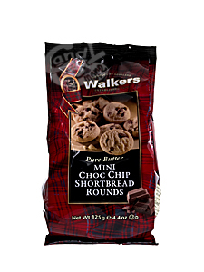 Walkers Mini Choc Chip Shortbread Rounds a 125 g